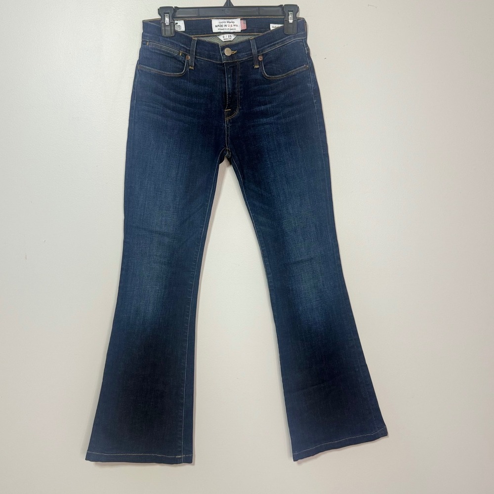 Lucky Brand Charlotte Kick Flare Jeans Women 0/25 Blue Made in USA *Altered